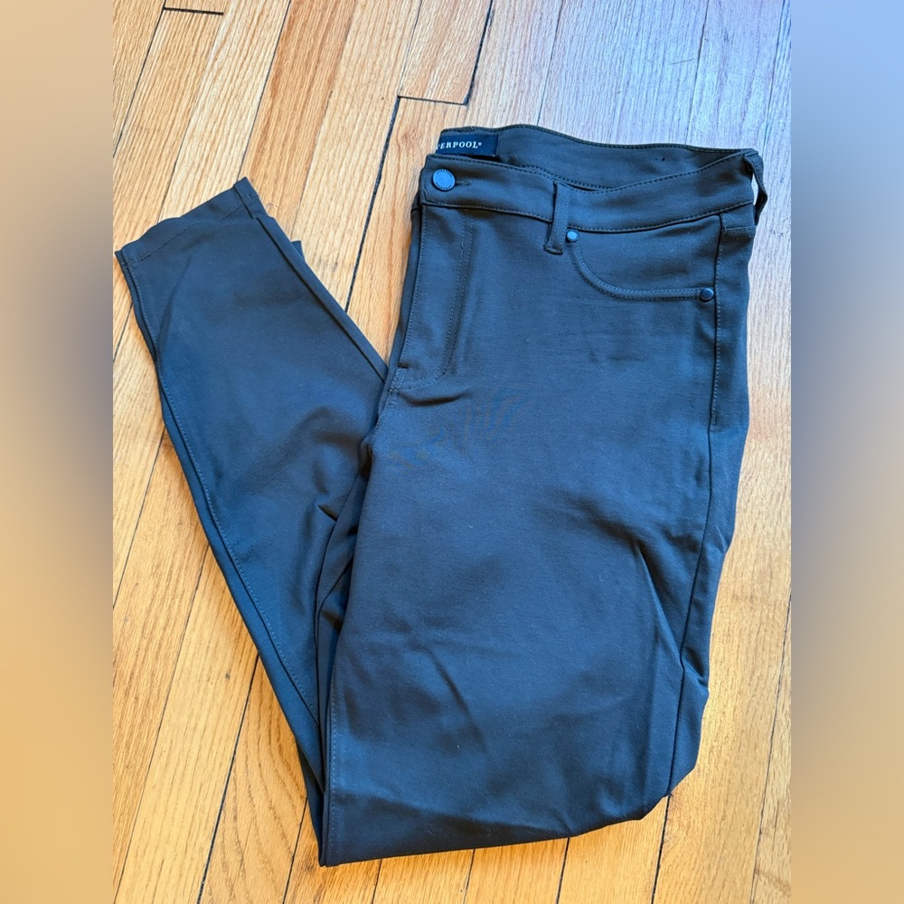 Olive green elevated legging jeans